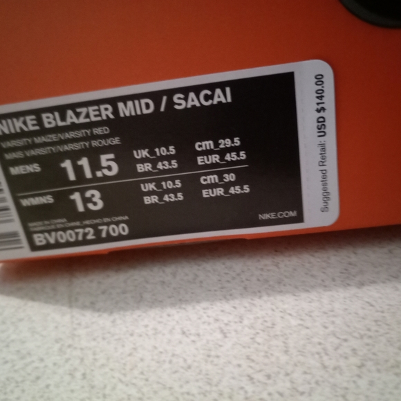 Nike sacai blazer snow bea,g - Picture 2 of 3